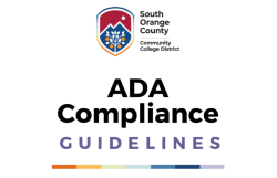 SOCCCD ADA Compliance Guidelines